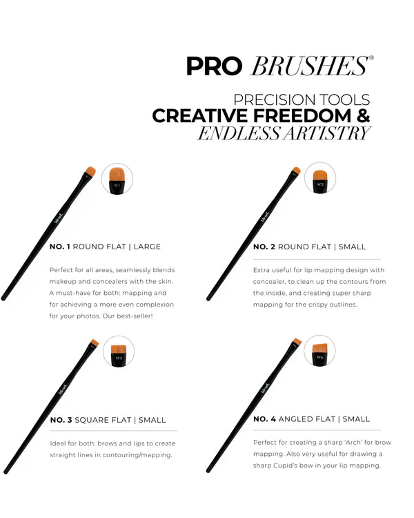N°3 Pro Brush Blend. Pinceau de Conception pour Maquillage Permanent
